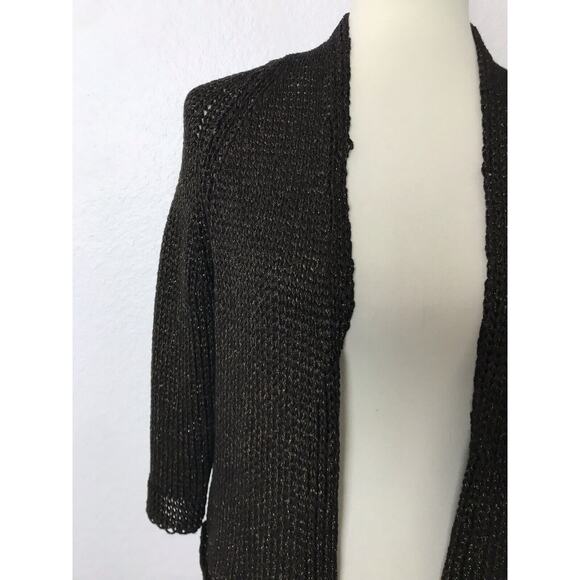 Eileen Fisher Cardigan Sweater Open Front - Picture 3 of 9